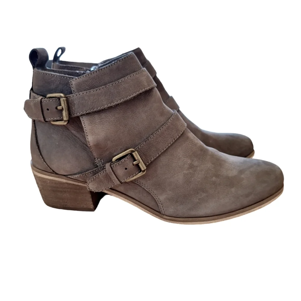 Susina Veronica Leather Ankle Boots Booties 2